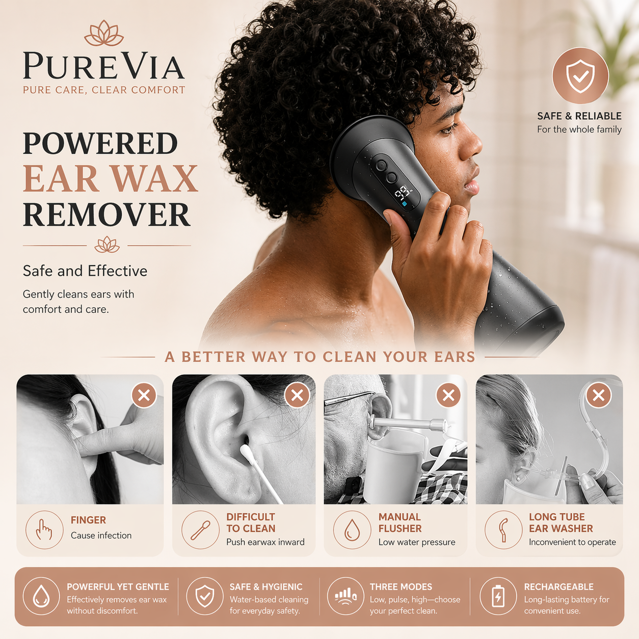 PUREVIA AquaClear Ear Wax Water Flusher – view 6