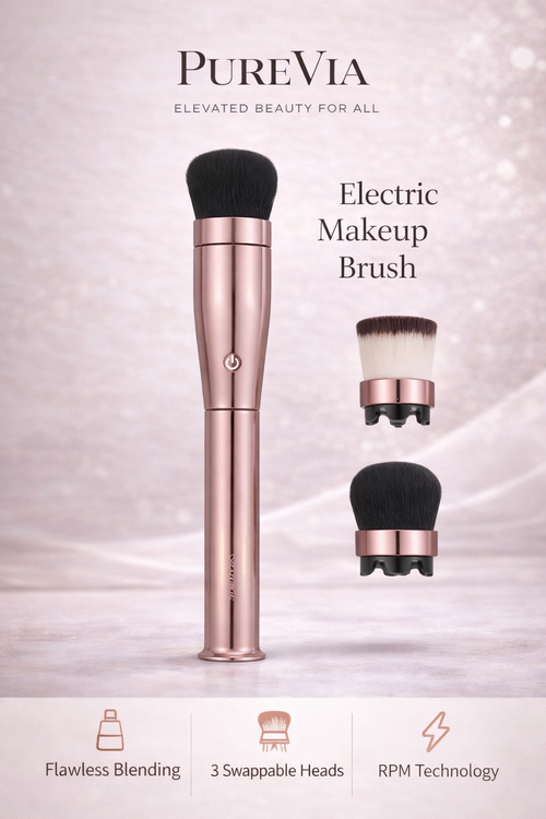 PUREVIA BlendPro Electric Makeup Brush – angle view
