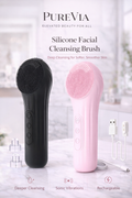 PUREVIA GlowSonic Sonic Waterproof Facial Cleansing Brush – front view